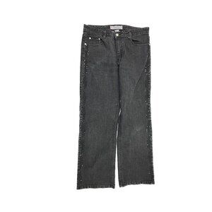 COS Jeans Beading Detail Boocut Women's size 12P Black Denim Jeans